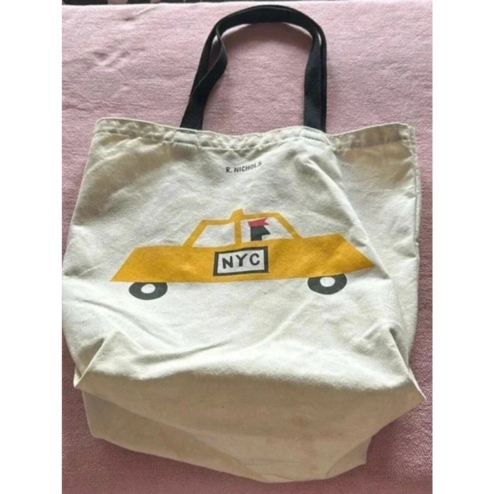 R. nichols NYC taxi tote bag